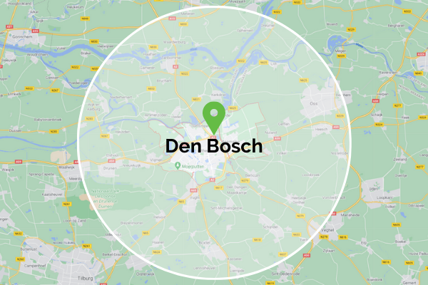 Werkgebied van elektricien Den Bosch
